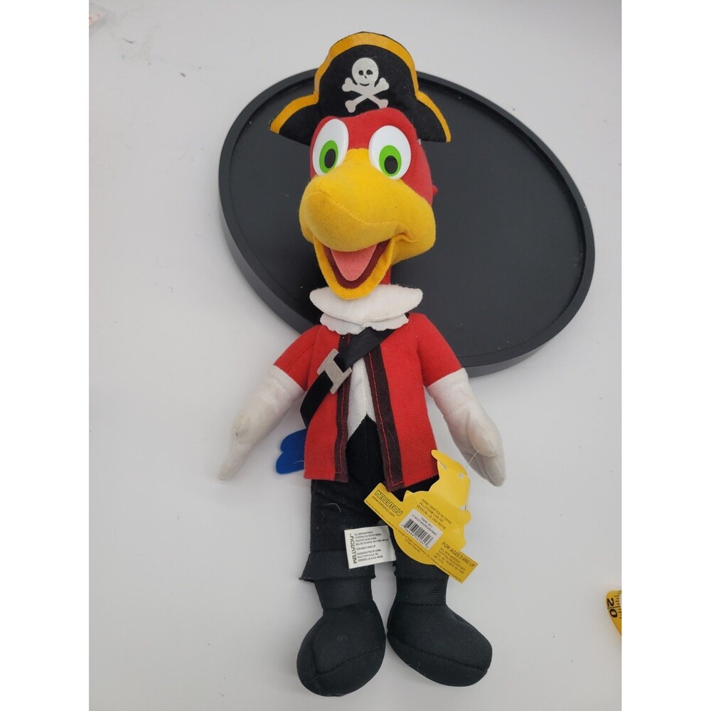 Kellytoy Woody Woodpecker Pirate Bird Plush Stuffed Animal 14"